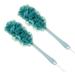 Arswin Back Scrubber for Shower Loofah Long Handle Bath Body Brush Soft Nylon Mesh Sponge for Shower Loofah On a Stick for Men Women Exfoliating Scrub Cleaning Luffa for Elderly-2Pack