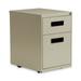 Alera 2 Drawers Vertical Lockable Filing Cabinet Putty