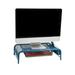 Mind Reader Metal Mesh Monitor Stand and Desk Organizer with Drawer Turquoise