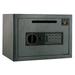 PARAGON SAFES 7804 Electronic Depository Drop Safe Box â€“ 0.54cf Heavy Duty Solid Steel Safe with Digital Keypad and 2 Manual Override Keys for Home or Office (Gray)