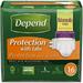 Depend Protection with Tabs Incontinence Underwear Briefs Maximum Absorbency Large 16 Ct