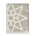 Stupell Industries Geometric Eight Point Star Distressed Grain Detail Graphic Art Framed Art Print Wall Art 11x14 By Daphne Polselli
