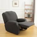 DONGPAI 1 Piece Stretch Recliner Cover Non-Slip Couch Reclining Slipcover with Pockets Furniture Protector