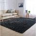 85 x60 Ultra Soft Fluffy Rugs Indoor Modern Shag Area Rugs Fluffy Living Room Carpets for Bedroom Nursery Floor Carpets Soft Luxury Rug Hand Tufted Shag Area Rug Black