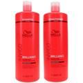 Wella Invigo Brilliance Coarse Shampoo 33.8 oz & Invigo Brilliance Coarse Conditioner 33.8 oz Combo Pack