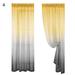 Visland 2 Panel Bedroom Curtains 78 inch Length Sheer Curtain Rod Pocket Drapes for Girls Living Room Mermaid Bedroom Nursery Kid Window Decor