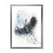 Designart Great Dark Blue Heron Bird Illustration Farmhouse Framed Art Print