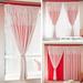 CFXNMZGR Curtain 2 Panels Home Curtains Layered Solid Plain Panels And Sheer Sheer Curtains Window Curtain Panels 39 X70