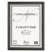 Ez Mount Document Frame With Trim Accent And Plastic Face Plastic 8.5 X 11 Insert Black/gold | Bundle of 10 Each