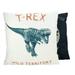 Trex | Dinosour | Tyrannosaur | Fun Gifts | Pillow Cover | Home Decor | Throw Pillows | Happy Birthday | Kids Room Decor | Room Decor