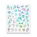 Boho Totem Nail Art Sticker Colorful Pattern Decorative Decals for Nail Art DIY