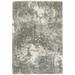 7Ã¢â‚¬â„¢ x 10Ã¢â‚¬â„¢ Gray and Ivory Distressed Abstract Area Rug