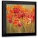 Hageman Marilyn 15x15 Black Modern Framed Museum Art Print Titled - Tulips in the Midst III