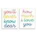 Stupell Industries How Much I Love You Quote Rainbow Typography Wall Plaque 10 x 15 Design by Daphne Polselli