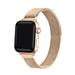 Infinity Unisex Skinny Rose Gold Stainless Steel Metal Loop Replacement Band for Apple Watch Series 1-8 & Series SE - Size 38mm/40mm/41mm