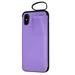 Naierhg 2 in 1 Phone Protective Cover Earbuds Earphone Holder Case for iPhone Air-Pods Purple *for iPhone XS Max