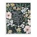 Stupell Industries Amazing Grace How Sweet Quote Blushing Spring Florals 10 x 15 Designed by Valerie Wieners