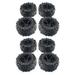 8PCS 9300-21 Rubber Tire RC Racing Car Tires 9300&9302 1/18 Scale on Road Wheel Rim Fit for RC Car