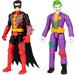 DC Comics Batman 4 Robin and The Joker Action Figure 2-Pack with 6 Mystery Accessories