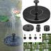 Solar Power Bird Bath Fountain Pump Upgrade 1.4W Solar Fountain with 4 Nozzle