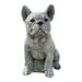 hirigin Memorial Dog Figurine Outdoor Lifelike Puppy Statue Decoration