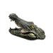 hirigin Resin Crocodile Head Simulation Shape Sculpture Craft Animal