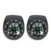 NUOLUX 2 PCS Detachable Compass Waterproof Portable Compass Camping Compass Survival Tools for Watch