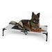 K&H Pet Products Original Pet Cot Elevated Dog Bed Taupe/Black X-Large 32 X 50 X 9 Inches