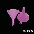 Liveday 20 Pcs Mini Funnel Small Funnel Small Multi-Purpose Funnels for Lab Bottles Sand Art Perfumes Spices