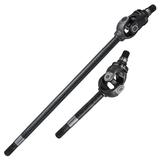 Detroit Axle - Pair Front CV Axle Shafts for 2005-2014 Ford F-250 F-350 Super Duty [Dana 60] 2006 2007 2008 2009 2010 2011 2012 2013 Driver Passenger Side U-Joint CV Axle Shafts Replacement