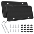 UrbanX Silicone License Plate Frame For Mercury Marauder 2 Pack Car License Plate Cover Universal US Car Black License Plate Bracket Holder. Rust-Proof Rattle-Proof Weather-Proof