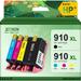 910XL Ink for HP 910 910XL Ink Cartridges Combo Pack Work for OfficeJet Pro 8020 8028 8035 8025 OfficeJet 8022 8010 8015 8018 Printer ( Black Cyan Magenta Yellow)