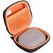 Hermitshell Travel Case for JBL Tune 125TWS / JBL Tune 120TWS True Wireless in-Ear Headphone (Black+Orange)