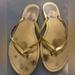 J. Crew Shoes | J. Crew Gold Sandals 8 (3 For 50$) | Color: Gold | Size: 8