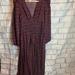 Free People Dresses | Free People Navy Print Deep V-Neckline Maxi. Nwot | Color: Blue/Pink | Size: S