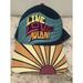 Disney Accessories | Disney Aulani Hawaii Live Love Aulani Cap Hat Euc | Color: Blue/Yellow | Size: Os