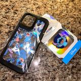 Disney Cell Phones & Accessories | Disney Parks Stitch 3-D Effect Iphone 13 Pro Case Cover An Stitch Pop Socket | Color: Blue | Size: For 13 Pro Iphone