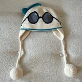 Kate Spade Accessories | Kate Spade Ski Goggles 100% Wool Pom Pom Tassel Beanie Ski Winter Hat Cap | Color: White | Size: Os