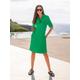Jerseykleid HEINE "Jersey-Kleid" Gr. 46, Normalgrößen, grün (grasgrün) Damen Kleider Freizeitkleider
