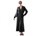 Jerseykleid HEINE "Kleid" Gr. 38, Normalgrößen, schwarz Damen Kleider Freizeitkleider