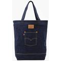 Shopper LEVI'S "THE LEVI'S BACK POCKET TOTE" Gr. B/H/T: 31 cm x 45 cm x 14 cm, blau (navy blue) Damen Taschen Handtaschen