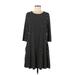 Annalee + Hope Casual Dress - DropWaist: Black Polka Dots Dresses - Women's Size Medium