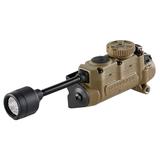 Streamlight Sidewinder Stalk LED Flashlight w/Helmet Clip & Arc Rail Mount CR123A & AA Multicolor 76 Lumens Coyote 14301