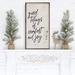 The Holiday Aisle® Good Tidings Of Comfort Whitewash Metal in Brown/White | 24 H x 12 W x 1.5 D in | Wayfair FE2E0AC062AB4BB29452D4EC7AFFC29B