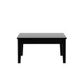 Winston Porter Ietta Outdoor Square HDPE Coffee Table Plastic in Black | 17 H x 32 W x 32 D in | Wayfair 0C2BC85D2031491A91FC676DF2BF77BA