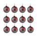 The Holiday Aisle® Sequin Glass Ball Ornament Glass in Gray/Green/Red | 3.1 H x 3.1 W x 3.1 D in | Wayfair 5D6EDC6E36F5441EA4C7A139947DCFDF
