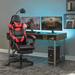Inbox Zero Gaming Chair w/ Lumbar Support Faux Leather in Red/Black | 49 H x 21 W x 19 D in | Wayfair CCBB5A89666A41AA870E8A9231C29E67