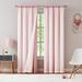 Eider & Ivory™ Oradell Polyester Curtain Polyester in Pink | 84 H x 38 W in | Wayfair BCD54BAF281D4C6687C1E9F1752EEEE1