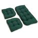 Latitude Run® 3 Piece Loveseat Outdoor Cushion Set Polyester in Green | 5 H x 42 W x 19 D in | Wayfair 92B631457878424C9807356E1C10DF2E