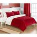 Chic Home Ernest 3-Piece Red Sherpa Blanket